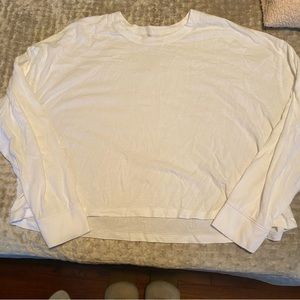 ABERCROMBIE & FITCH Cropped Boyfriend Tee